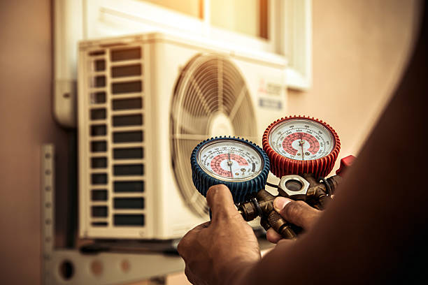 Professional Ductwork Repair technician working in Howells, NY